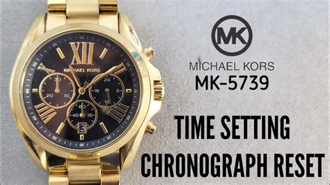 how to fix date on michael kors watch|Michael Kors mk 5739 reset.